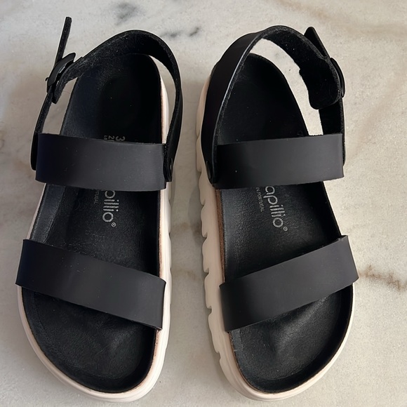 Birkenstock Papillio Cameron Chunky Platform Black Birko-Flor Narrow Select Size - Picture 1 of 7